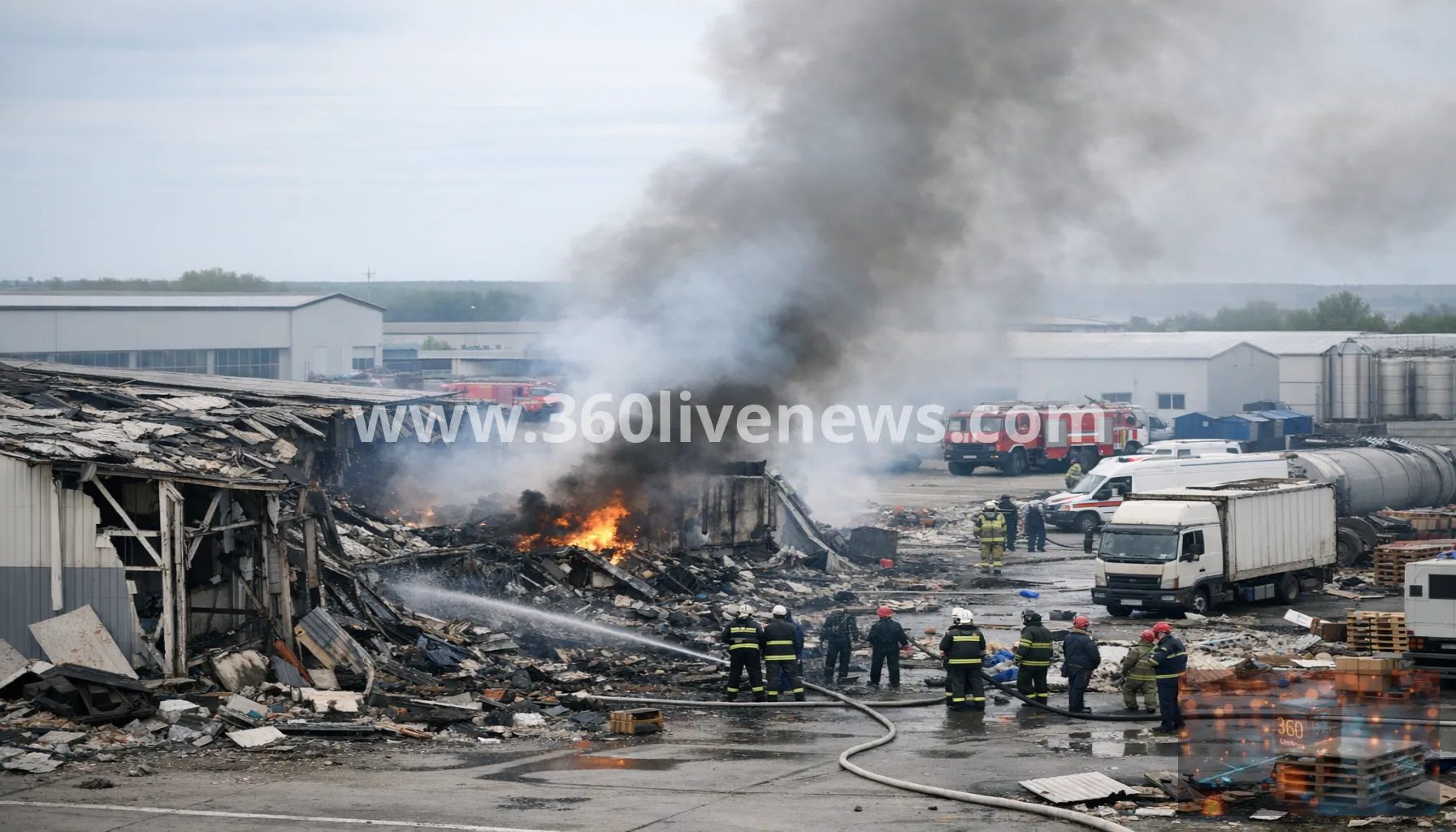 Ukrainian drone strike kills seven at Russian logistics centre in Kotovsk