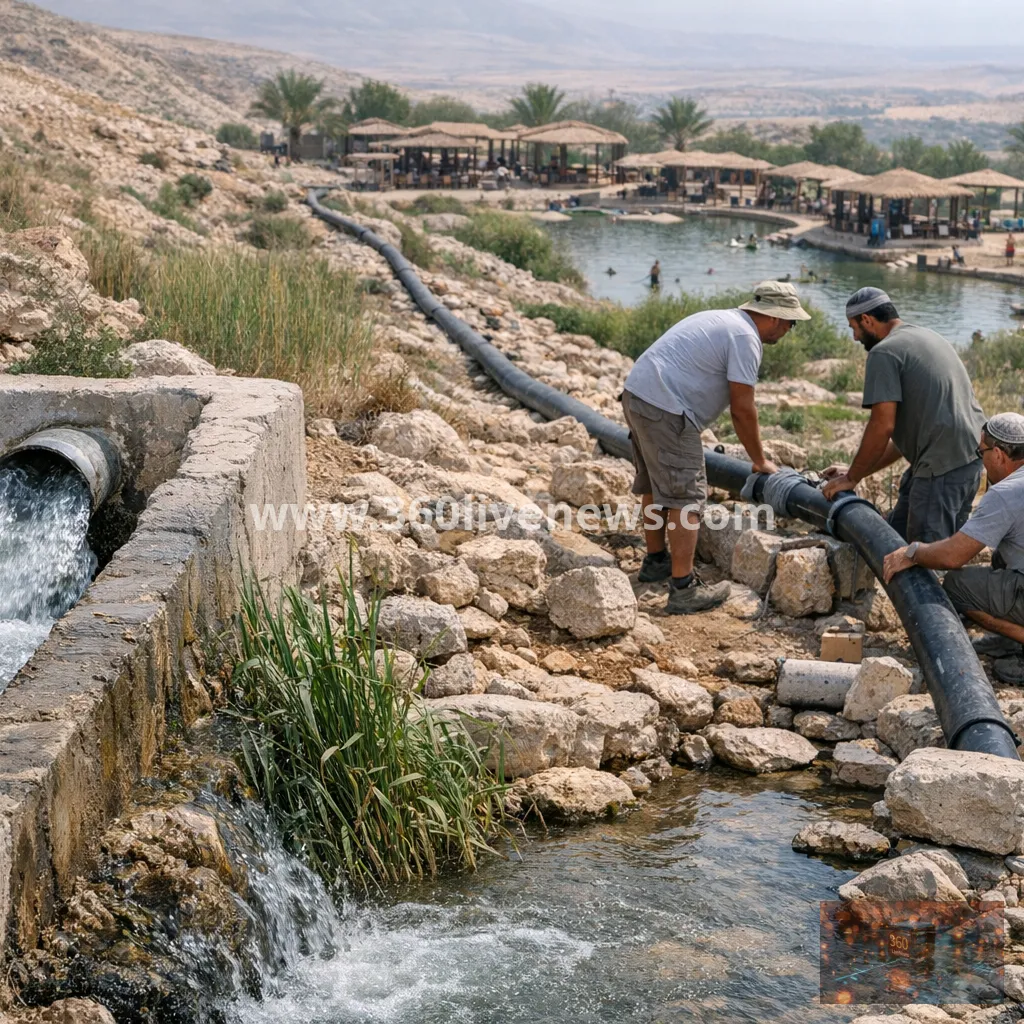 Israeli settlers accused of diverting West Bank spring water from Fasayil to tourist site