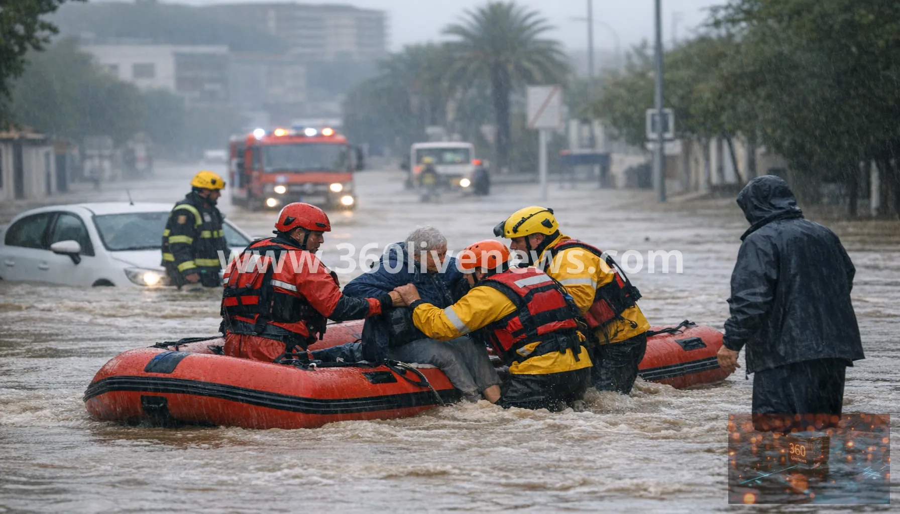 Deadly torrential rain leaves at least four dead in eastern Spain