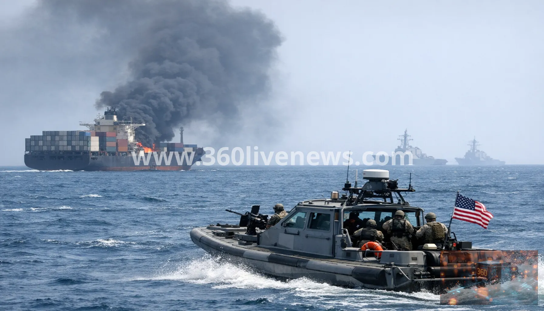 Fresh attacks on shipping and US retaliation raise Strait of Hormuz risk