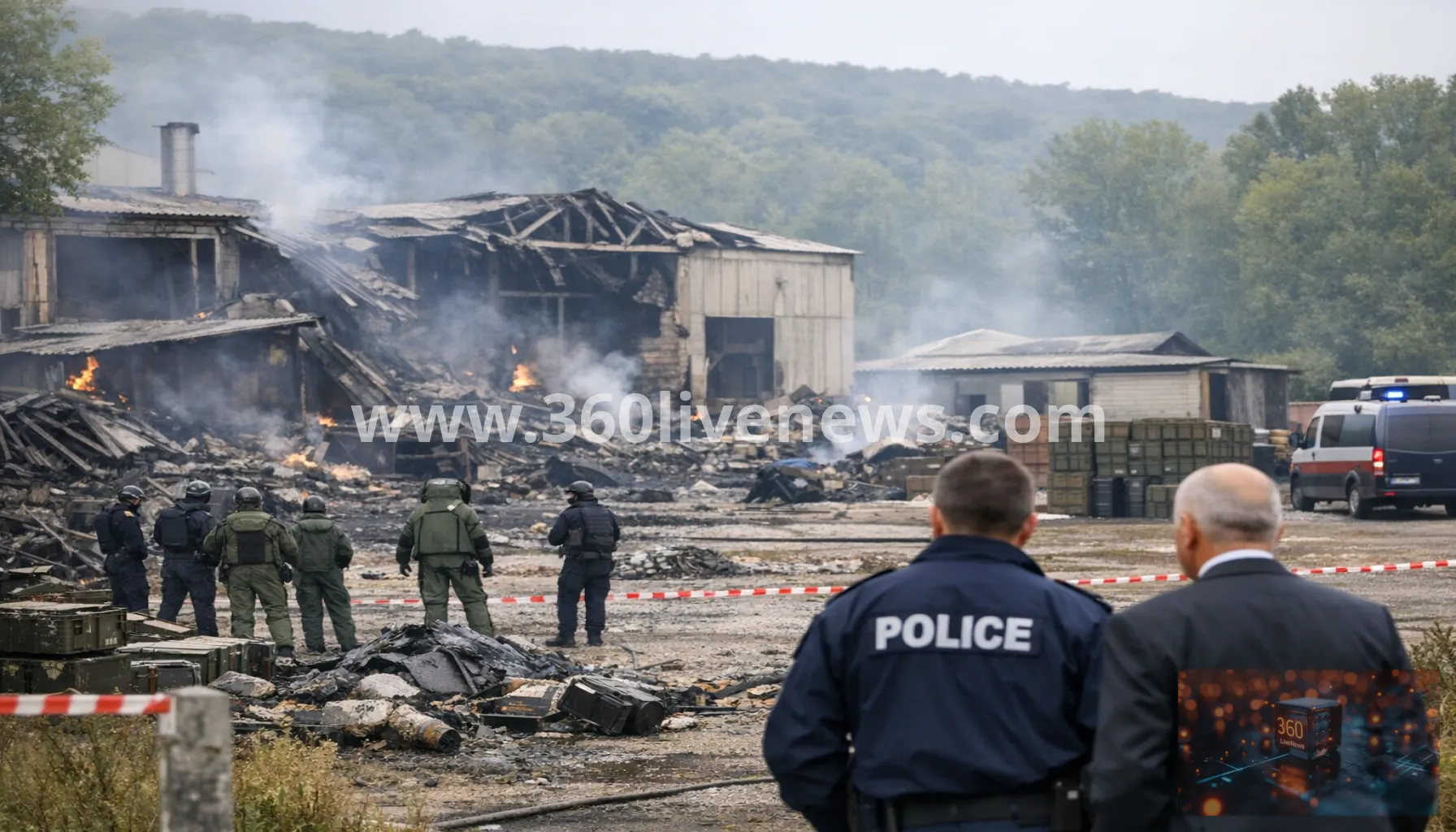 Bulgaria investigates fire and explosions at EMCO ammunition site as possible sabotage