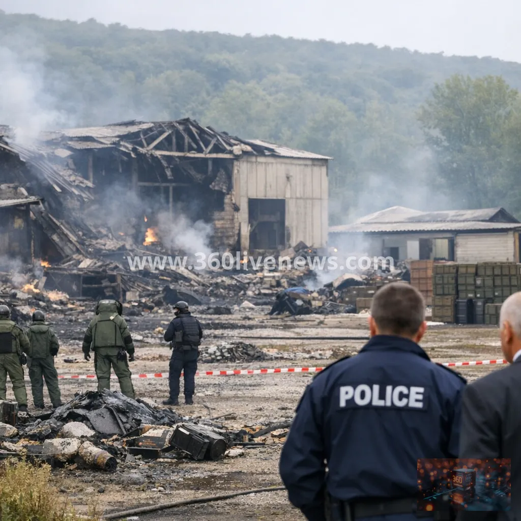 Bulgaria investigates fire and explosions at EMCO ammunition site as possible sabotage