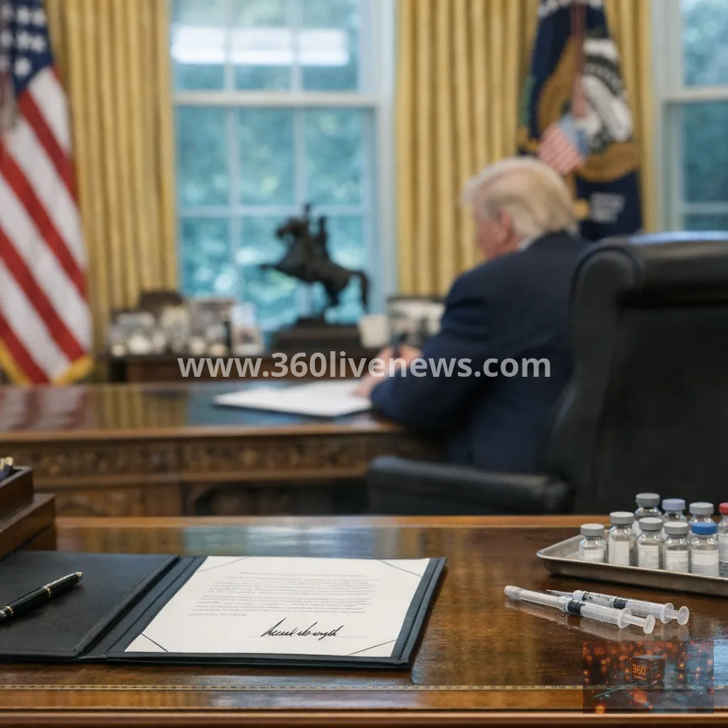 Trump signs order to limit childhood vaccines and split MMR shots