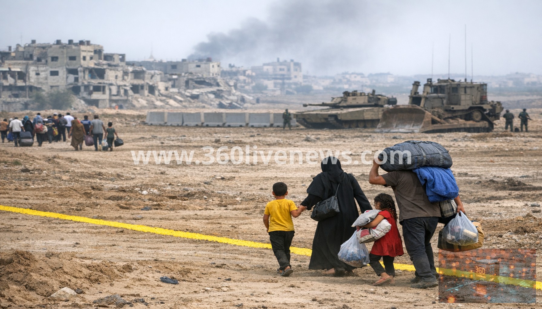 Israel expands Gaza Yellow Line in Shujayea, forcing families to flee