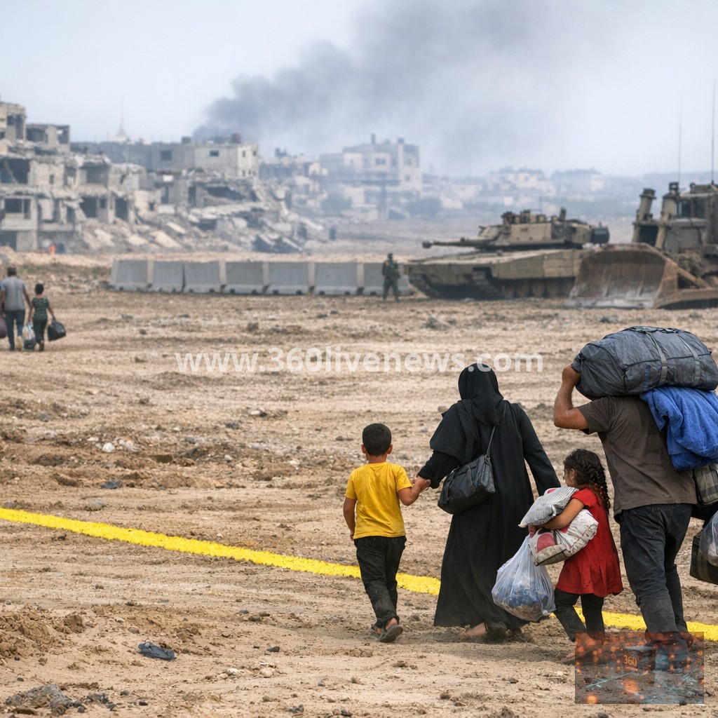 Israel expands Gaza Yellow Line in Shujayea, forcing families to flee