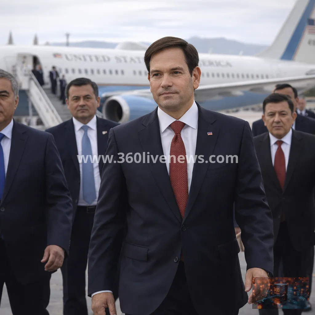 Rubio arrives in Samarkand as C5+1 Central Asia summit begins