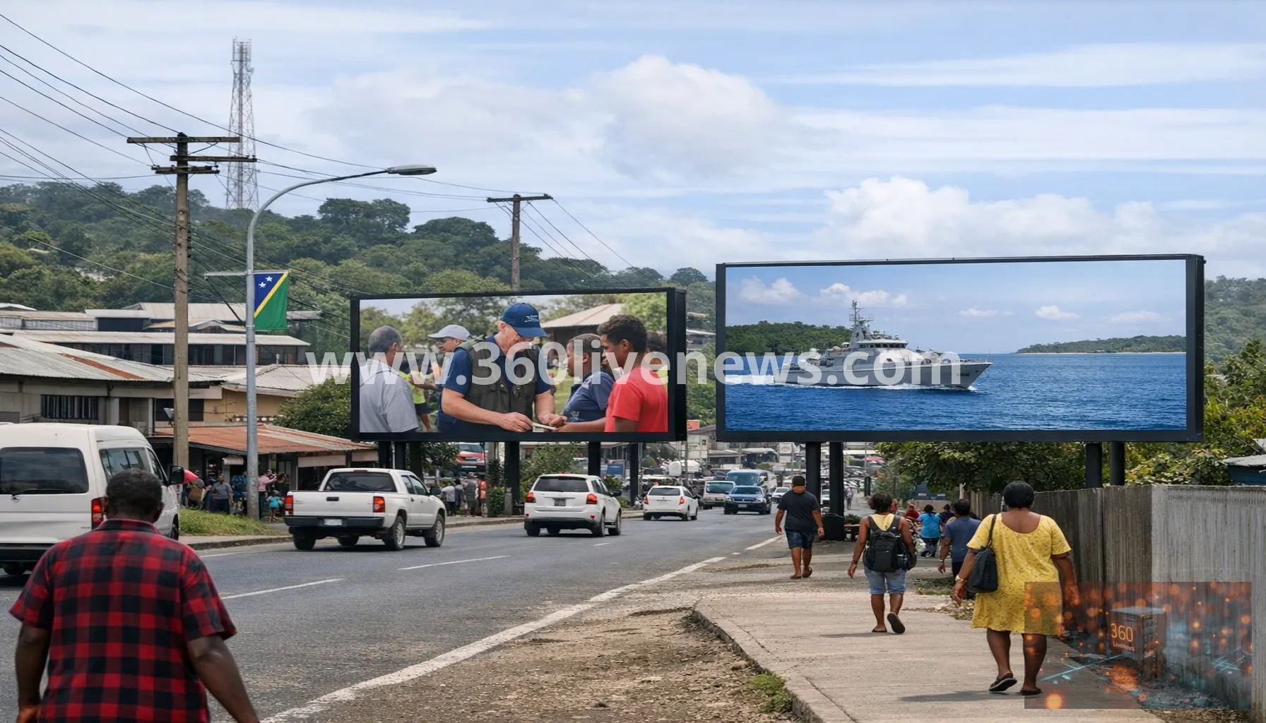 Australia steps up billboard campaign in Solomon Islands amid China contest