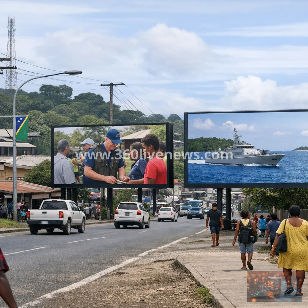 Australia steps up billboard campaign in Solomon Islands amid China contest