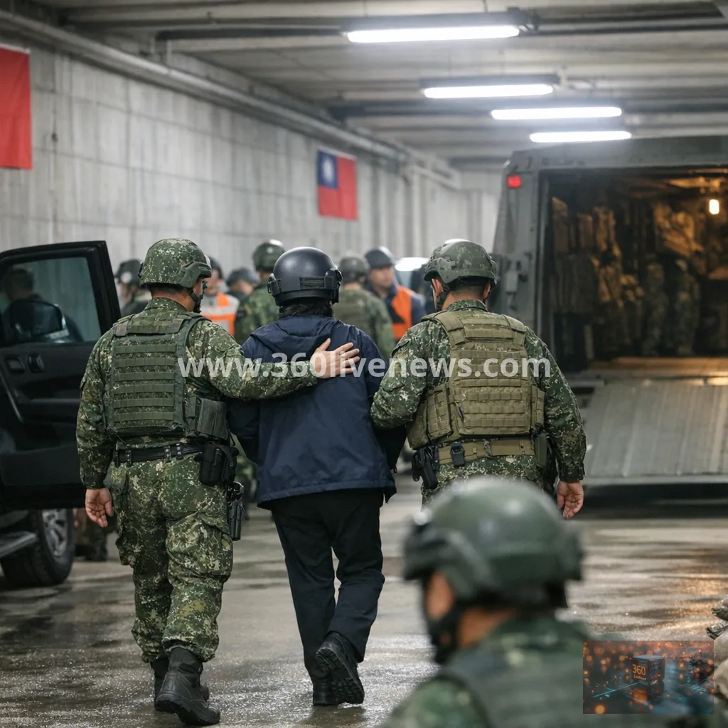 Taiwan president joins emergency evacuation drill during Han Kuang exercises