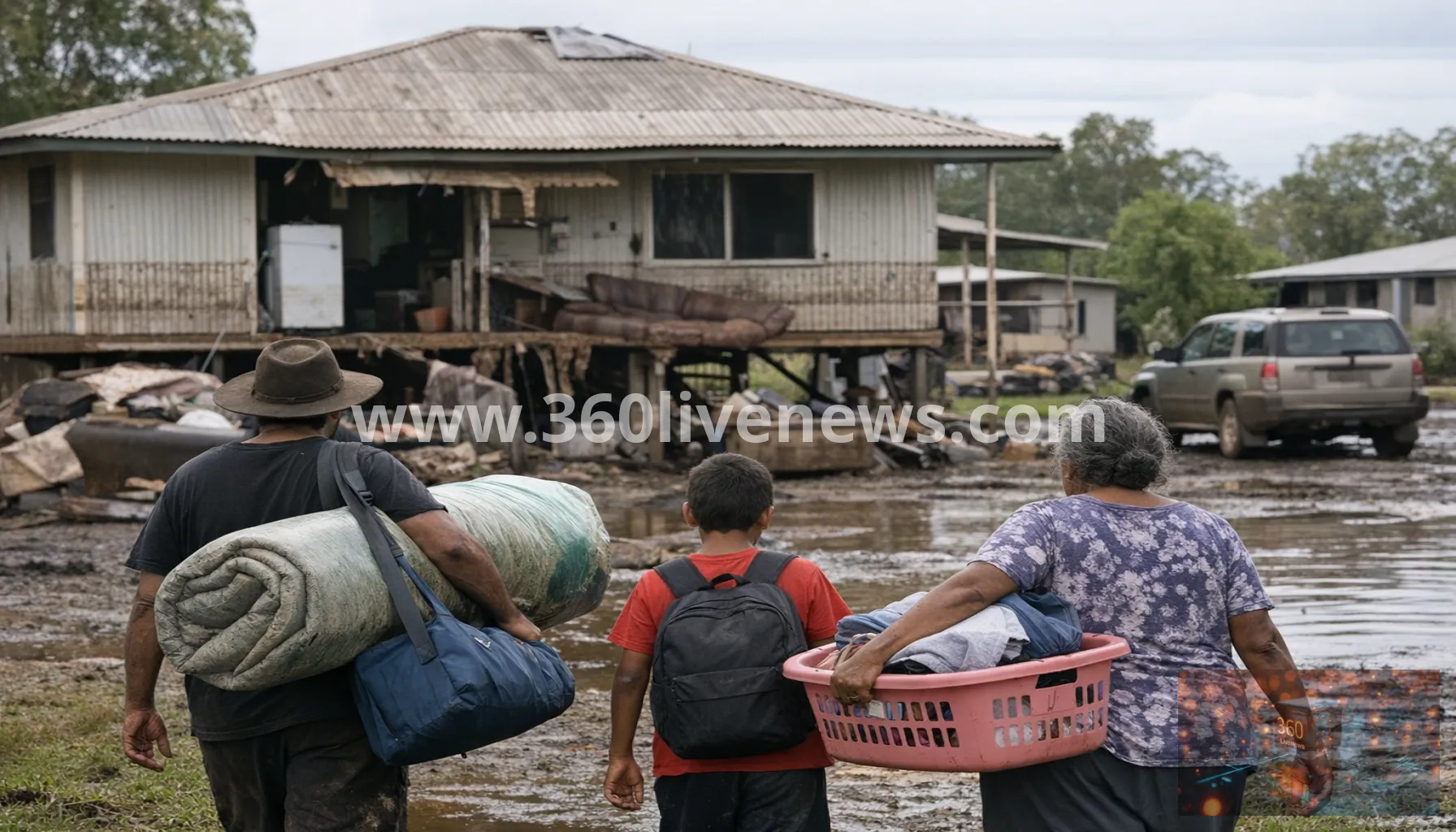 Residents return to flood-damaged Nauiyu as relocation talks resume