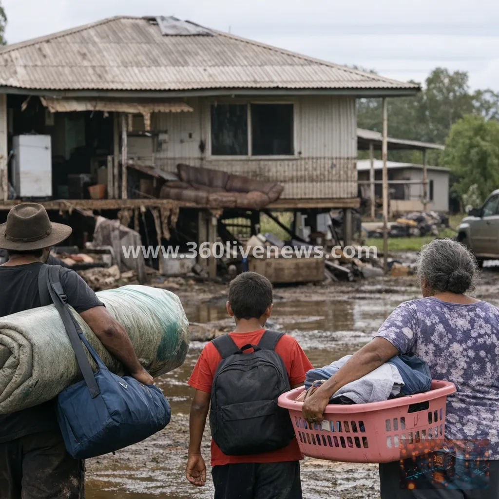 Residents return to flood-damaged Nauiyu as relocation talks resume