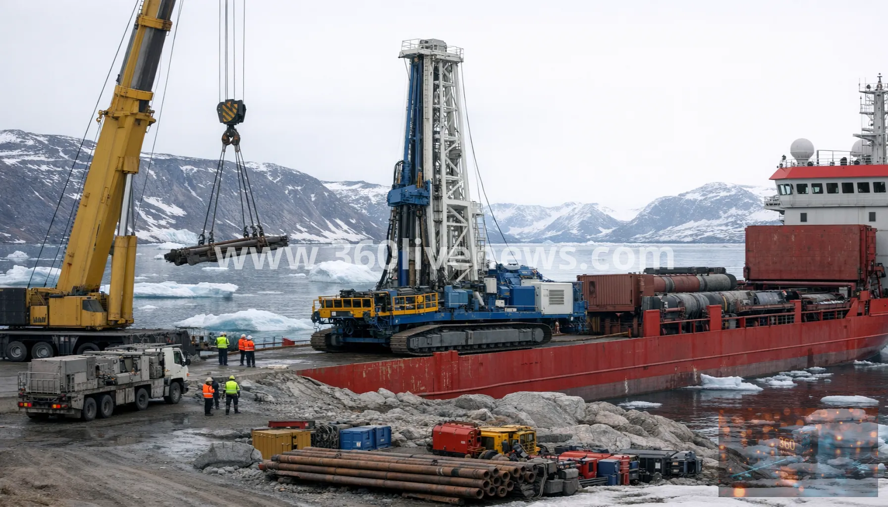 Trump-linked Greenland oil project moves drilling equipment without authorization