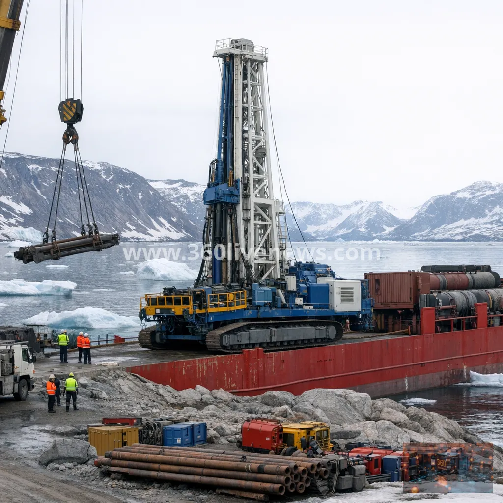 Trump-linked Greenland oil project moves drilling equipment without authorization