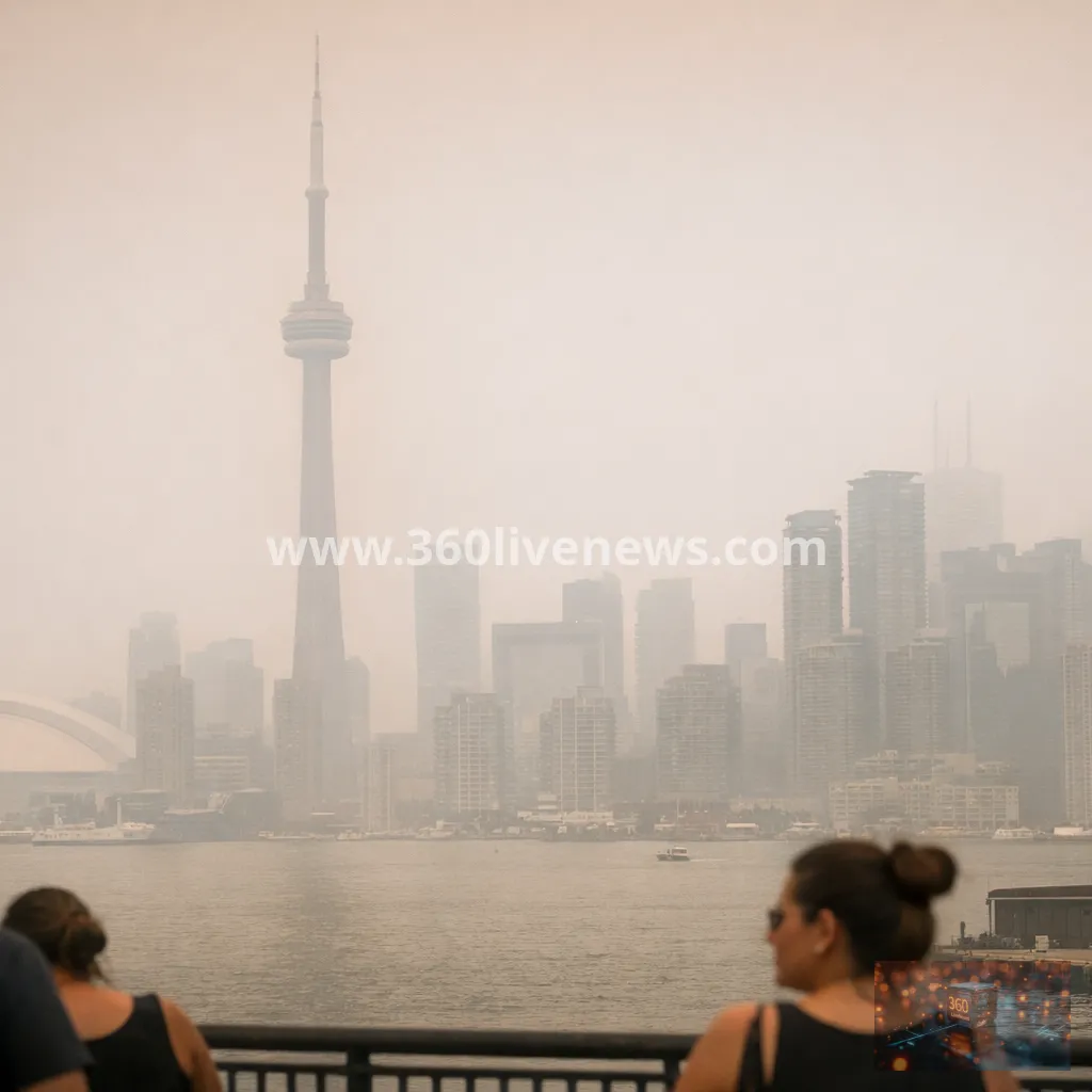 Ontario wildfires push Toronto air quality to worst in the world as evacuations continue