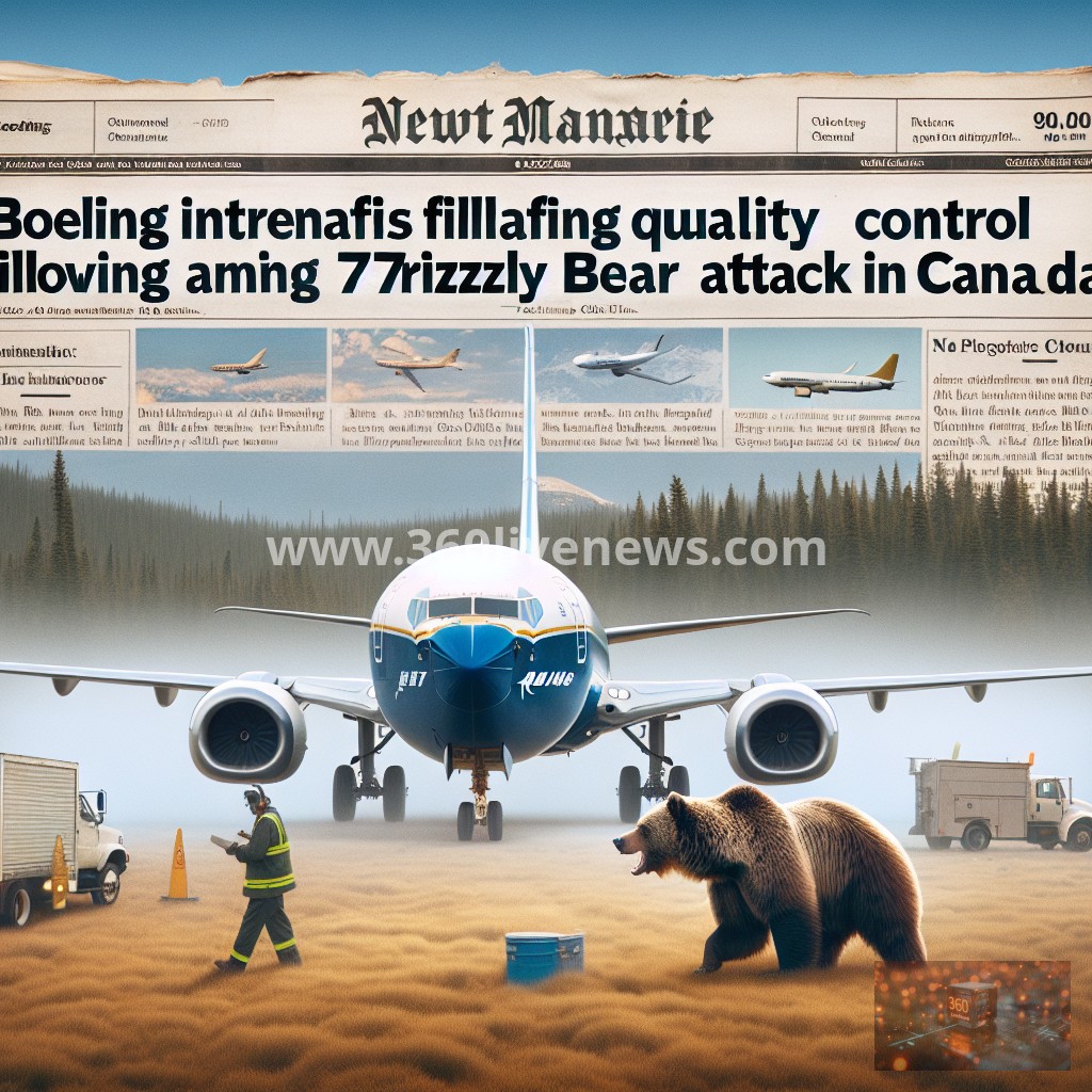 Boeing Intensifies Quality Control Following 737 Max Incidents Amid Grizzly Bear Attack in Canada