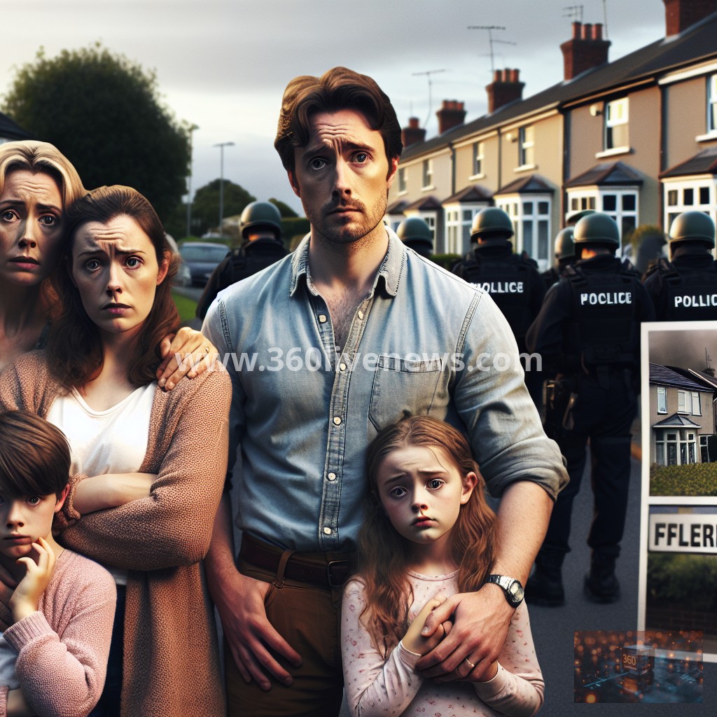 Authorities evacuate 100 homes in Lurgan due to security alert at police station following hijacked vehicle incident