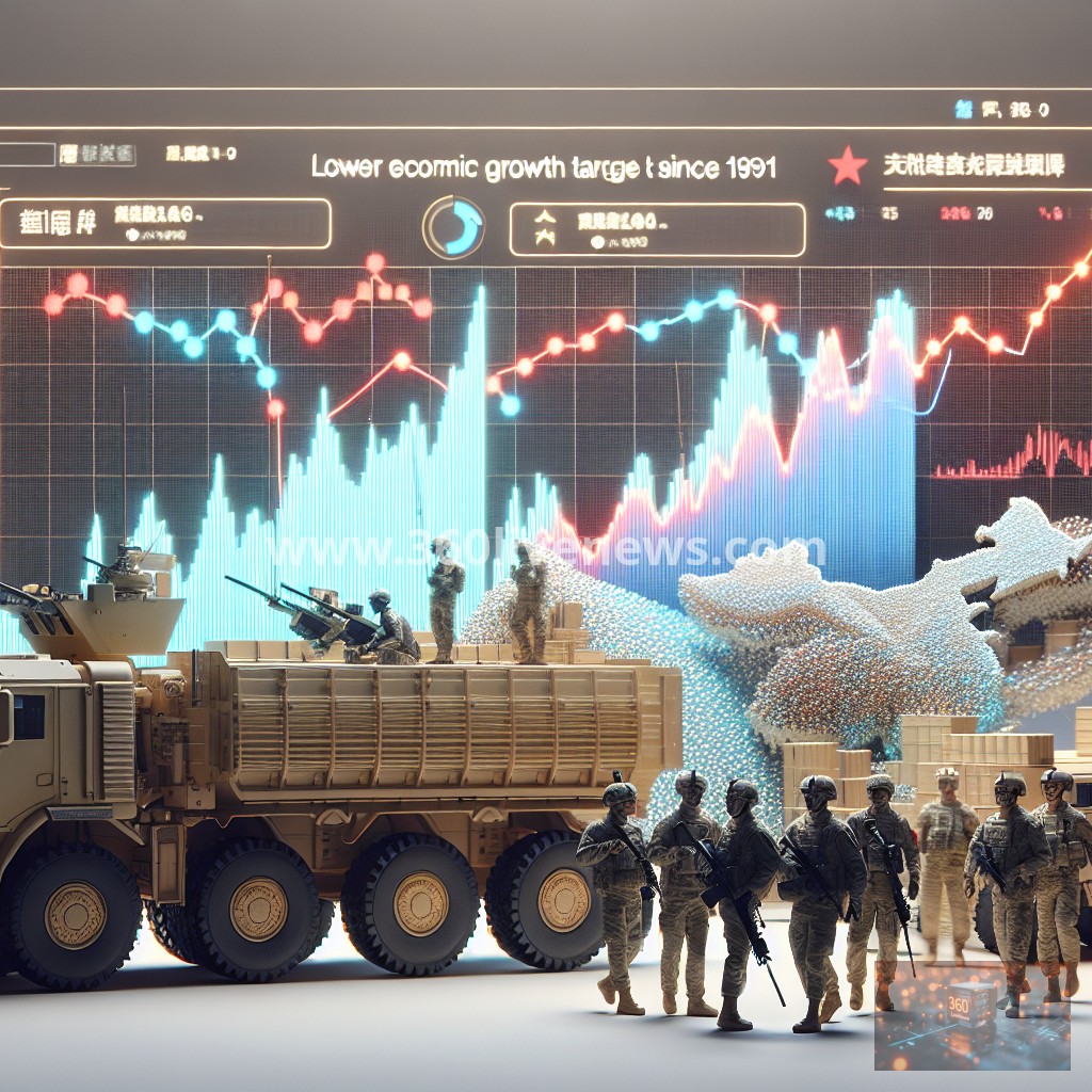 China sets annual economic growth target at 4.5%-5%, the lowest since 1991, amid various domestic and international challenges