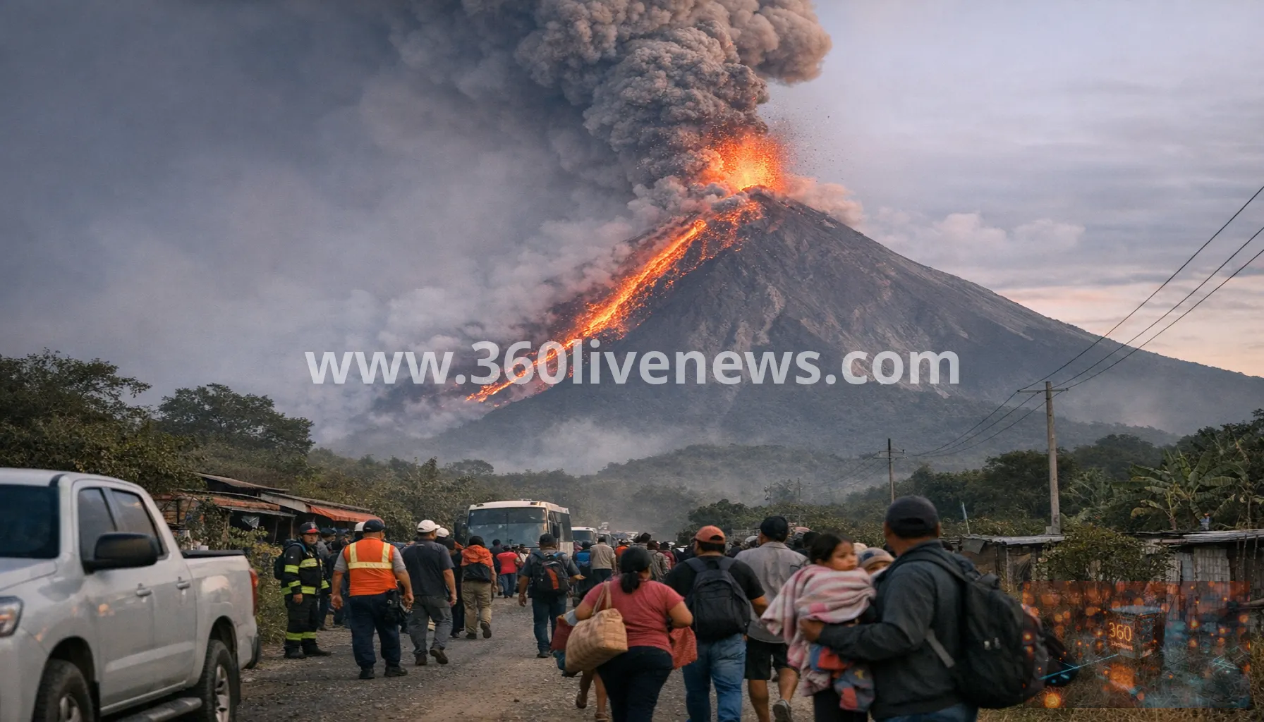 Guatemala keeps red alert in place as Fuego volcano eruption forces more evacuations