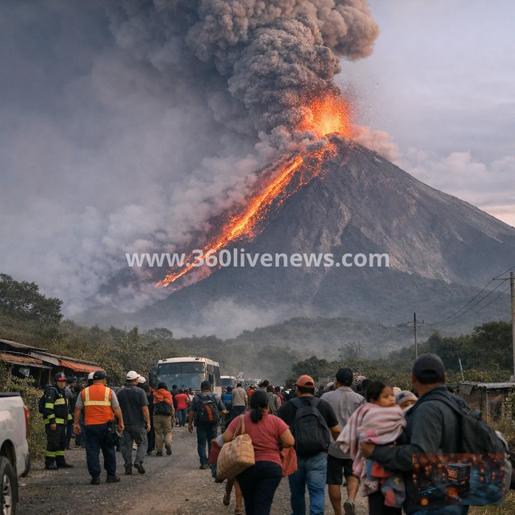 Guatemala keeps red alert in place as Fuego volcano eruption forces more evacuations