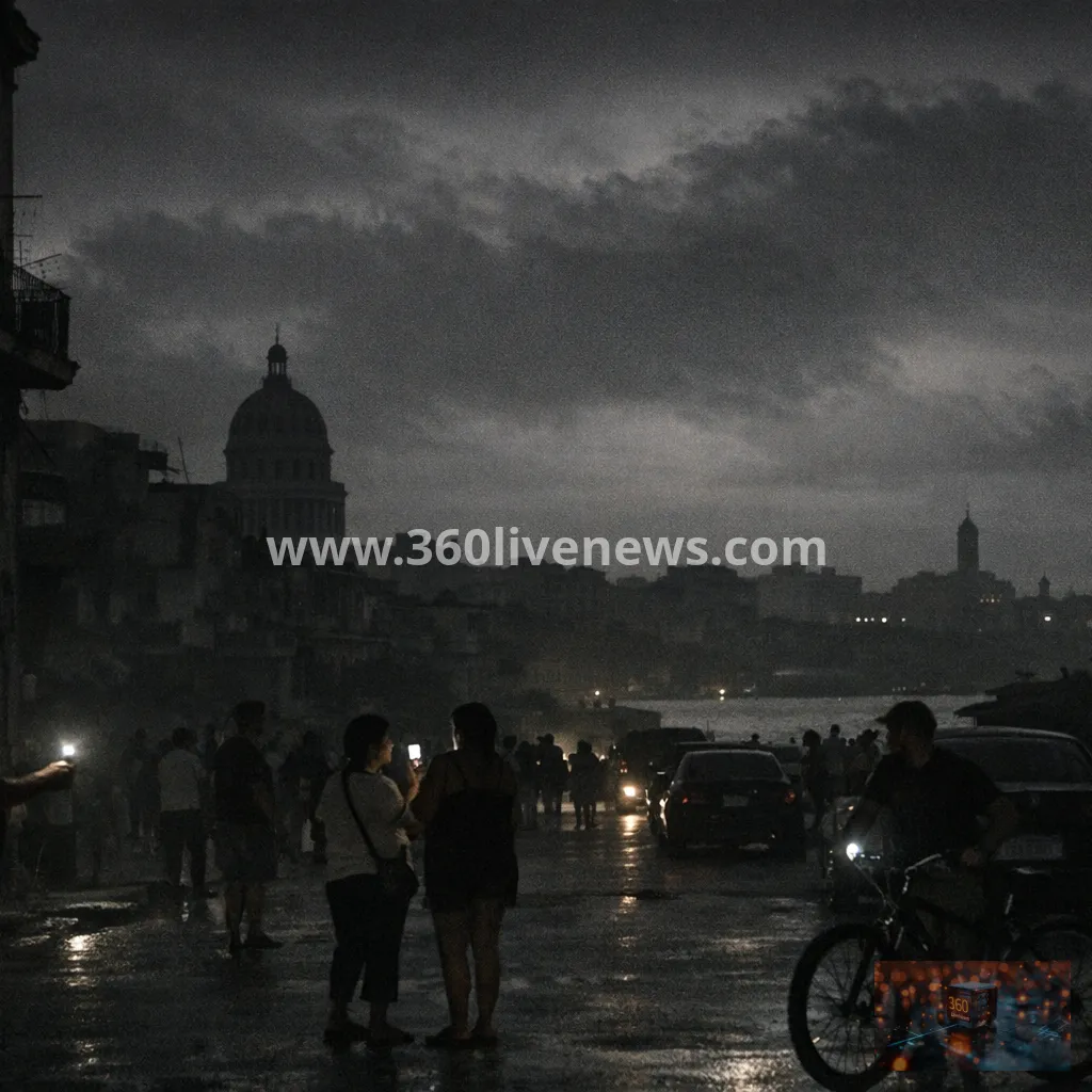Cuba hit by nationwide blackout after grid fault and poor weather