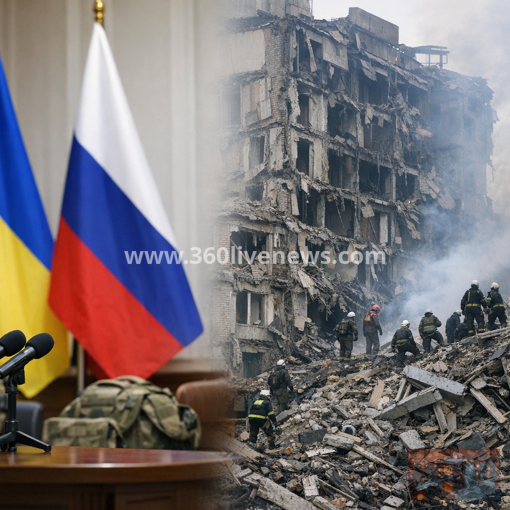 Ukraine and Russia exchange prisoners as Kyiv counts 24 dead in apartment block strike