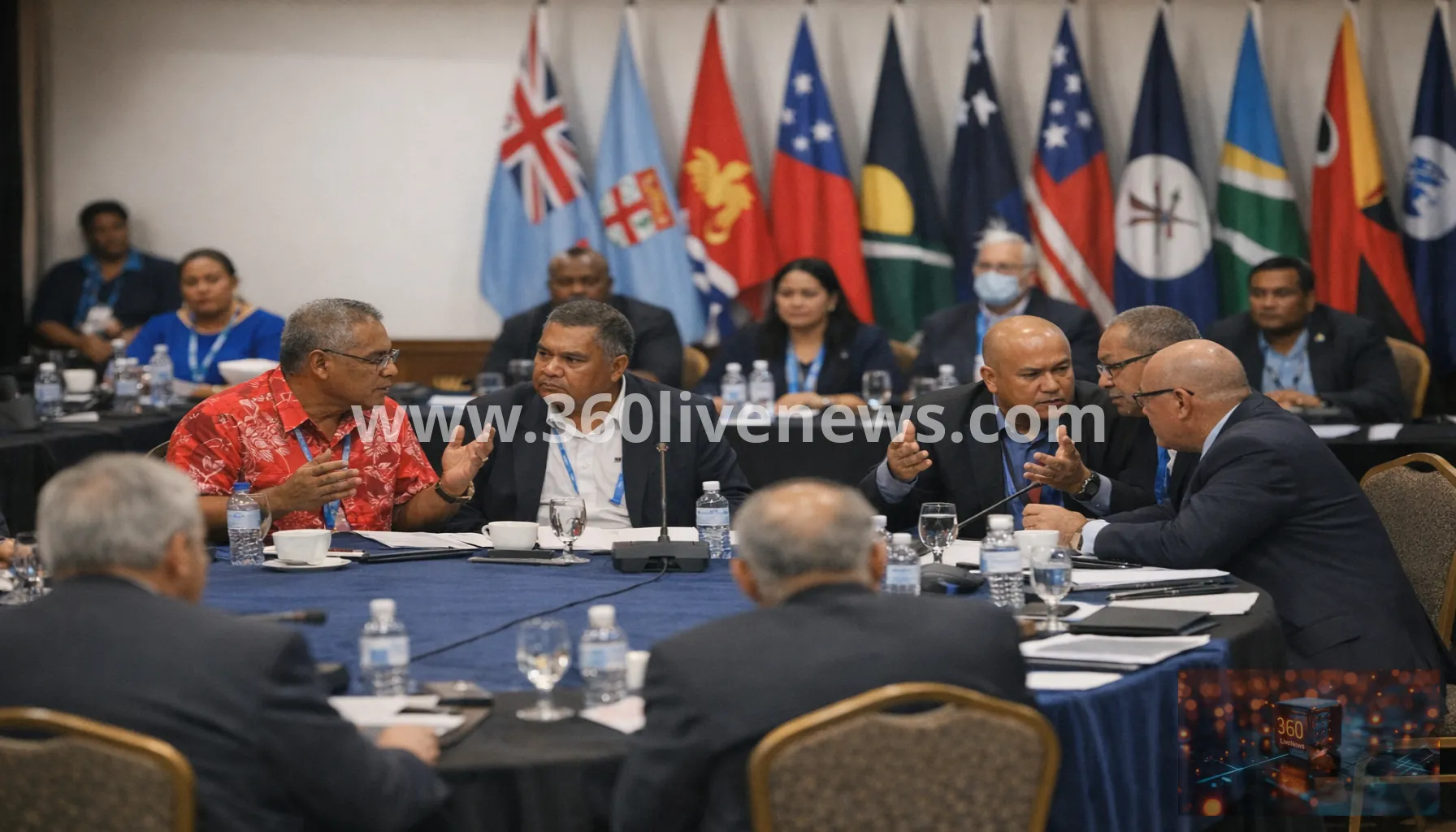 Pacific Islands Forum meeting in Fiji disrupted as Kiribati and Naoero block statement on China missile test