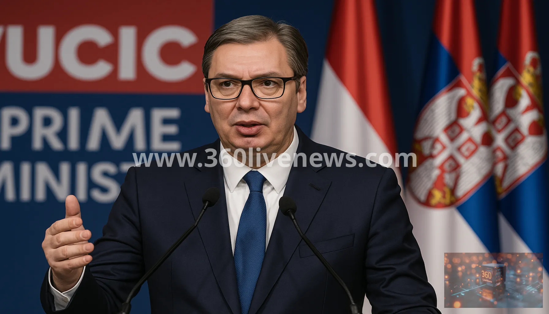 Vucic launches campaign for prime minister ahead of Serbia's October 25 snap election