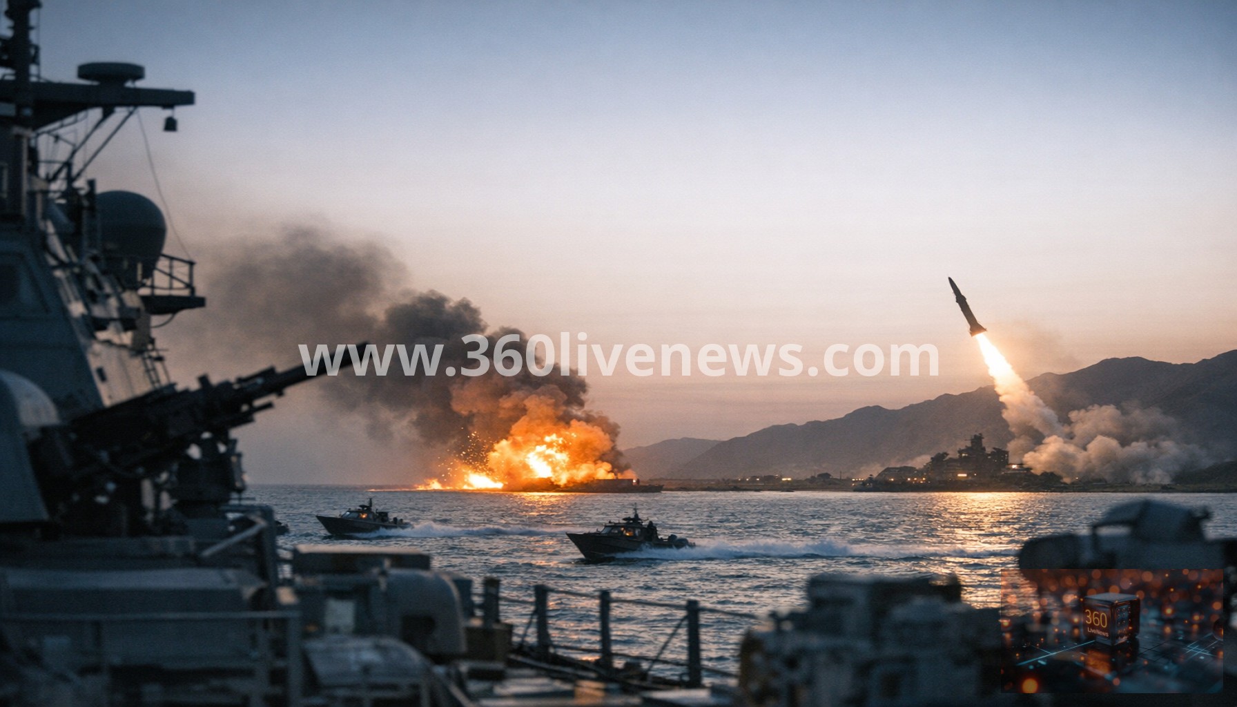 US military says it struck Iranian boats and missile launch sites in southern Iran