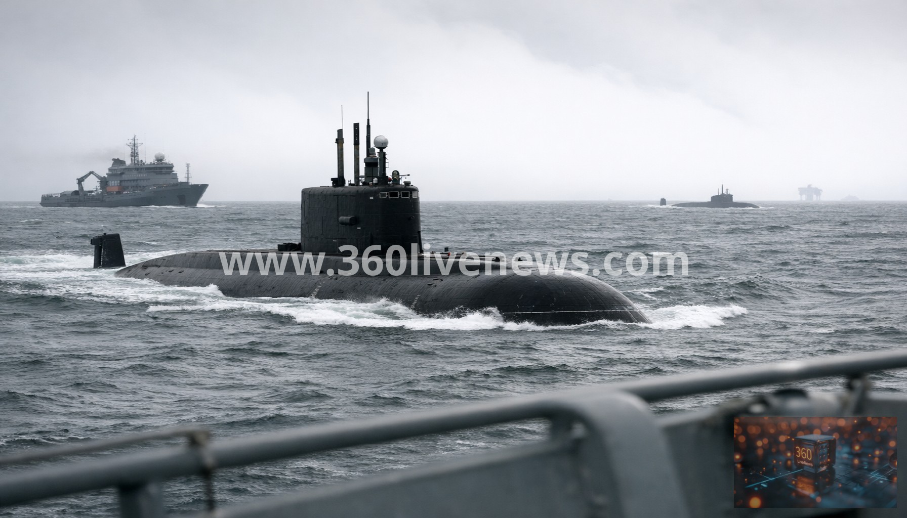 Russia Conducts Covert Submarine Operations Near UK Undersea Cables and Pipelines