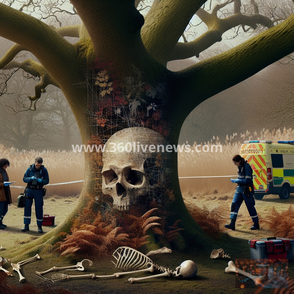 Human skull found in tree in Brooke Wood, east London, prompting police investigation and recovery of additional bones