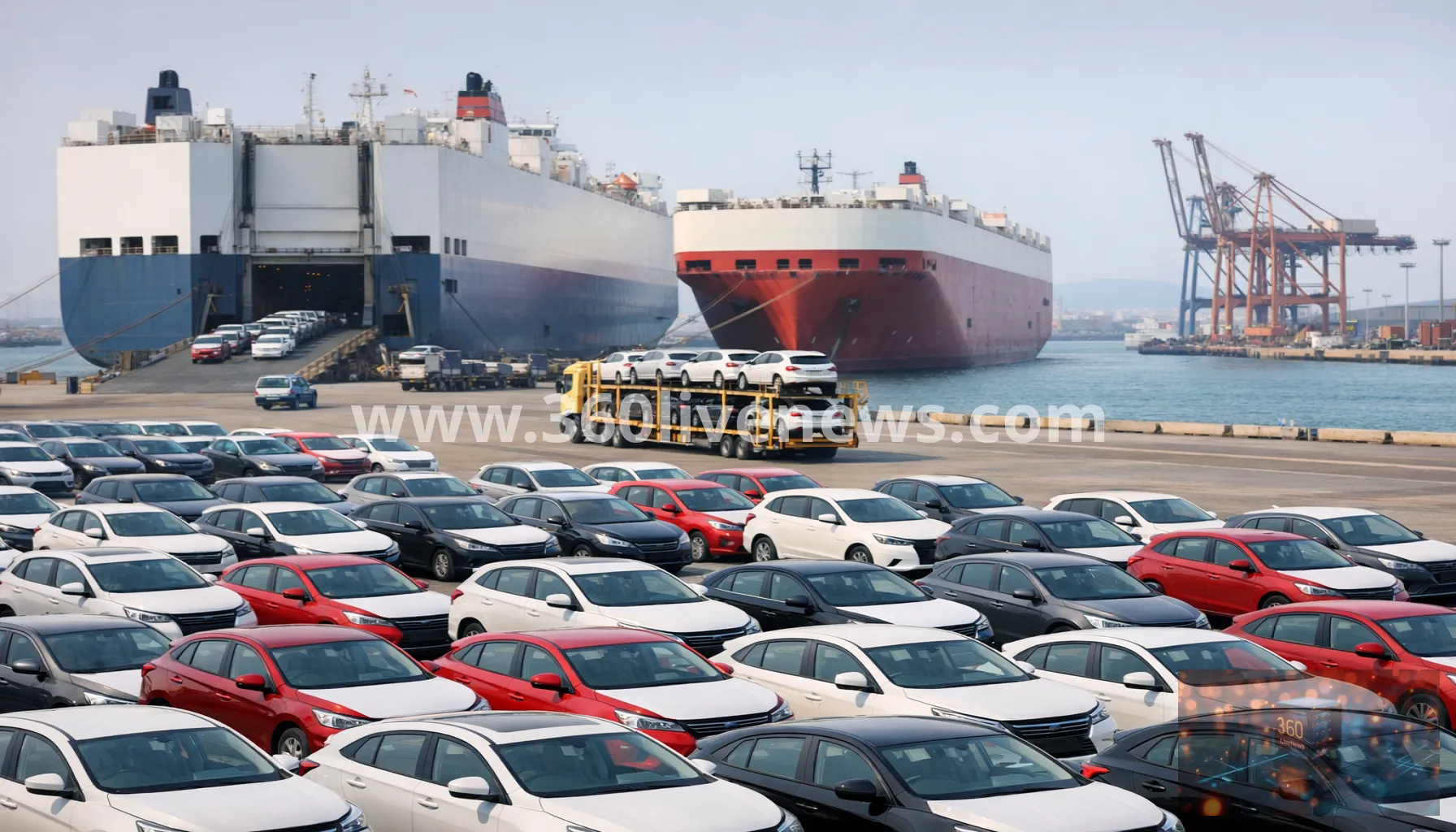 China's monthly car exports top 1 million as trade surplus pressure builds
