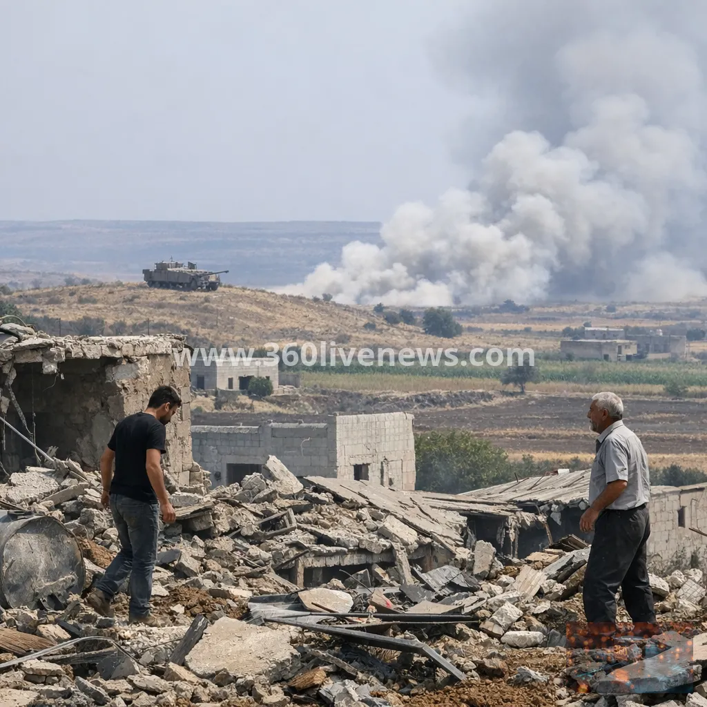 Syria condemns Israeli incursion and shelling in southern Daraa province as residents flee overnight