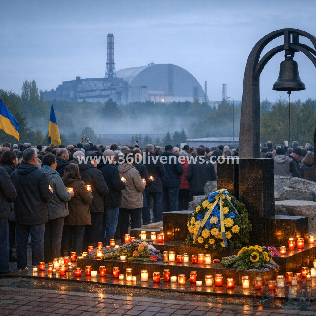 Ukrainians commemorate 40 years since Chernobyl disaster amid war