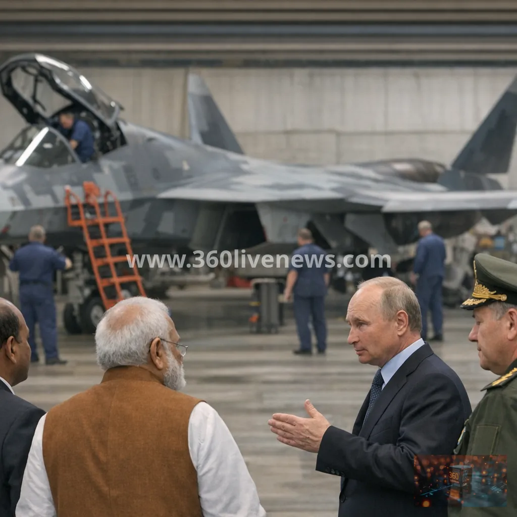 Putin offers India joint production of Su-57 stealth fighter
