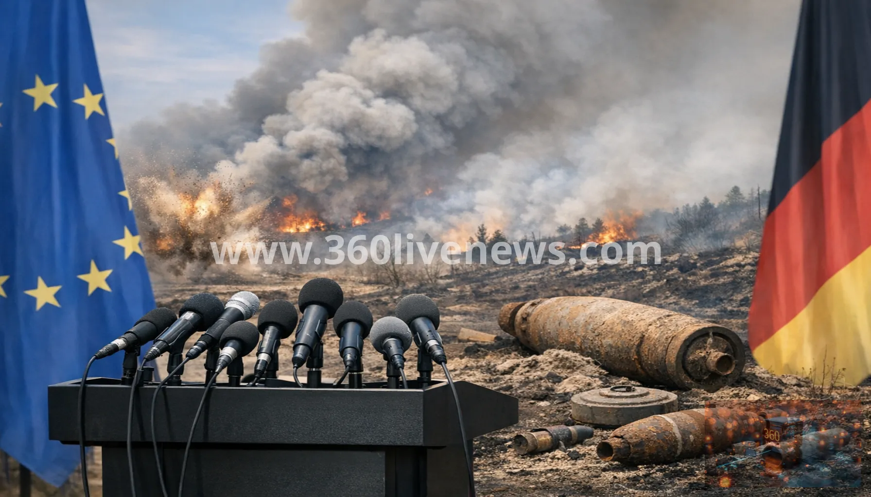 Europe wildfires trigger explosions of old wartime bombs and mines