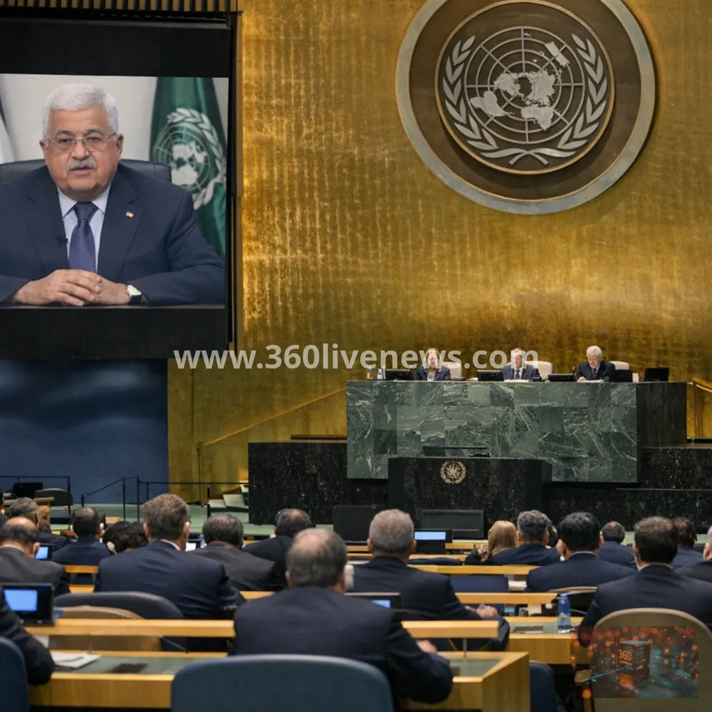 Mahmoud Abbas addresses UN General Assembly by video after US visa denial