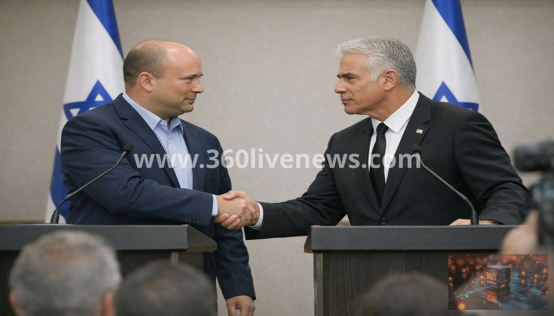 Former Israeli PMs Bennett and Lapid unite to challenge Netanyahu