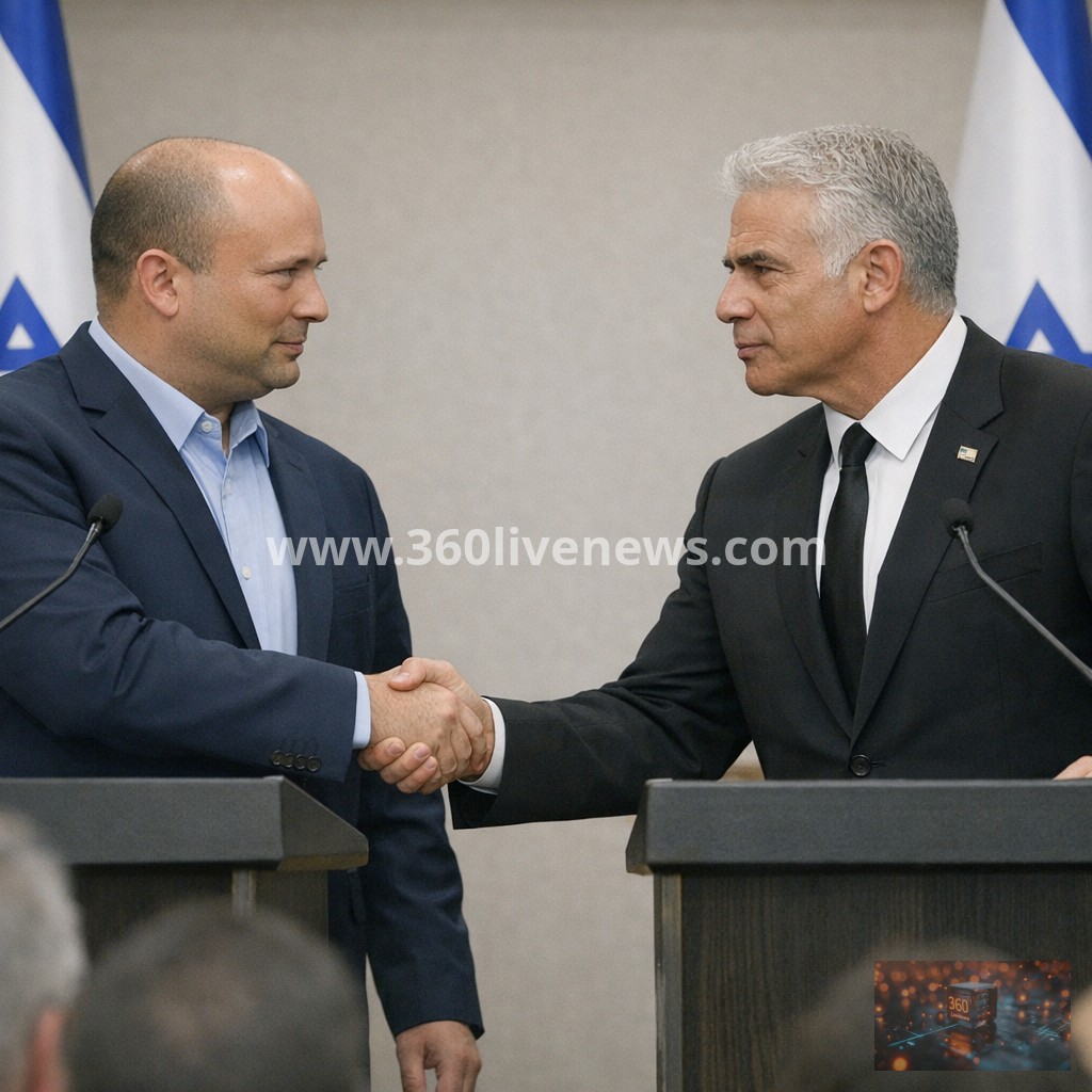 Former Israeli PMs Bennett and Lapid unite to challenge Netanyahu