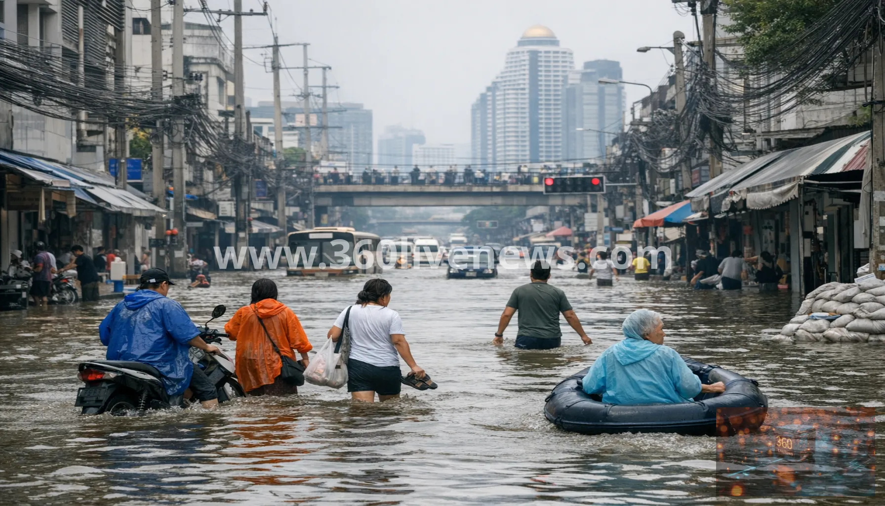 Bangkok flooding continues as disaster declaration covers all 50 districts