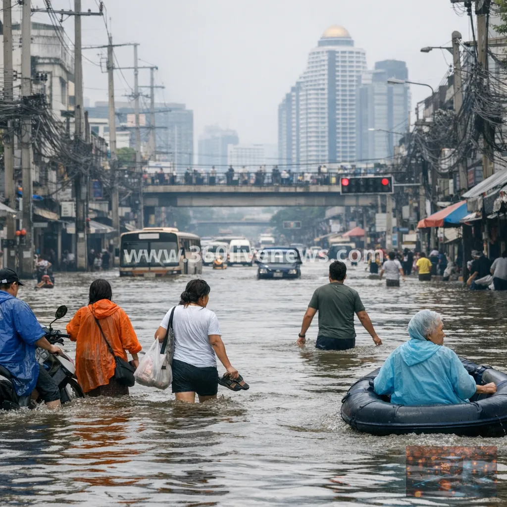 Bangkok flooding continues as disaster declaration covers all 50 districts