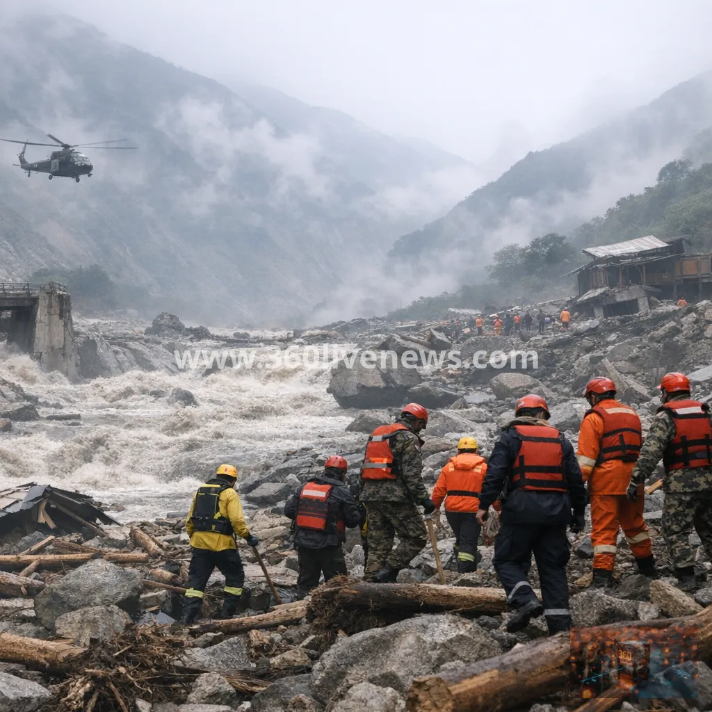 Nepal flood death toll rises to 626 as UK team arrives to support rescue effort