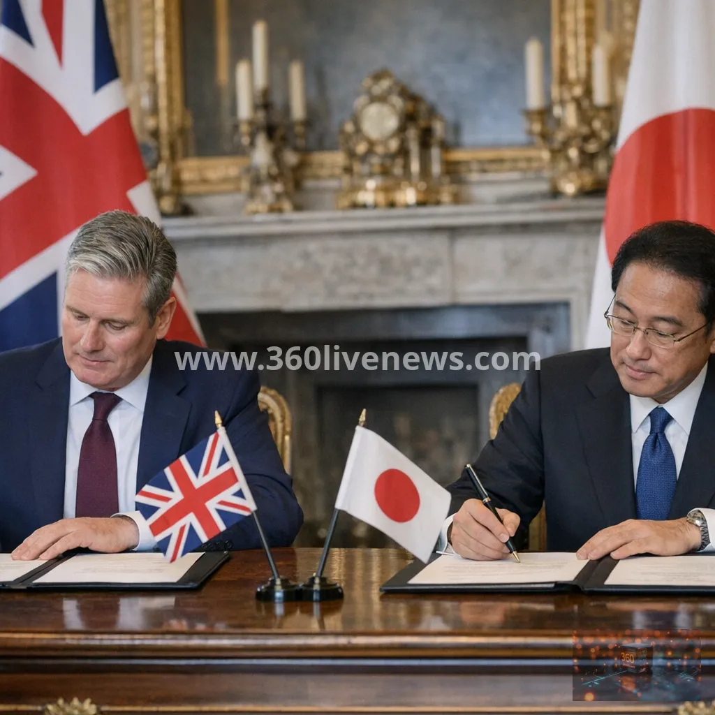 UK and Japan agree £18bn investment deal in London talks