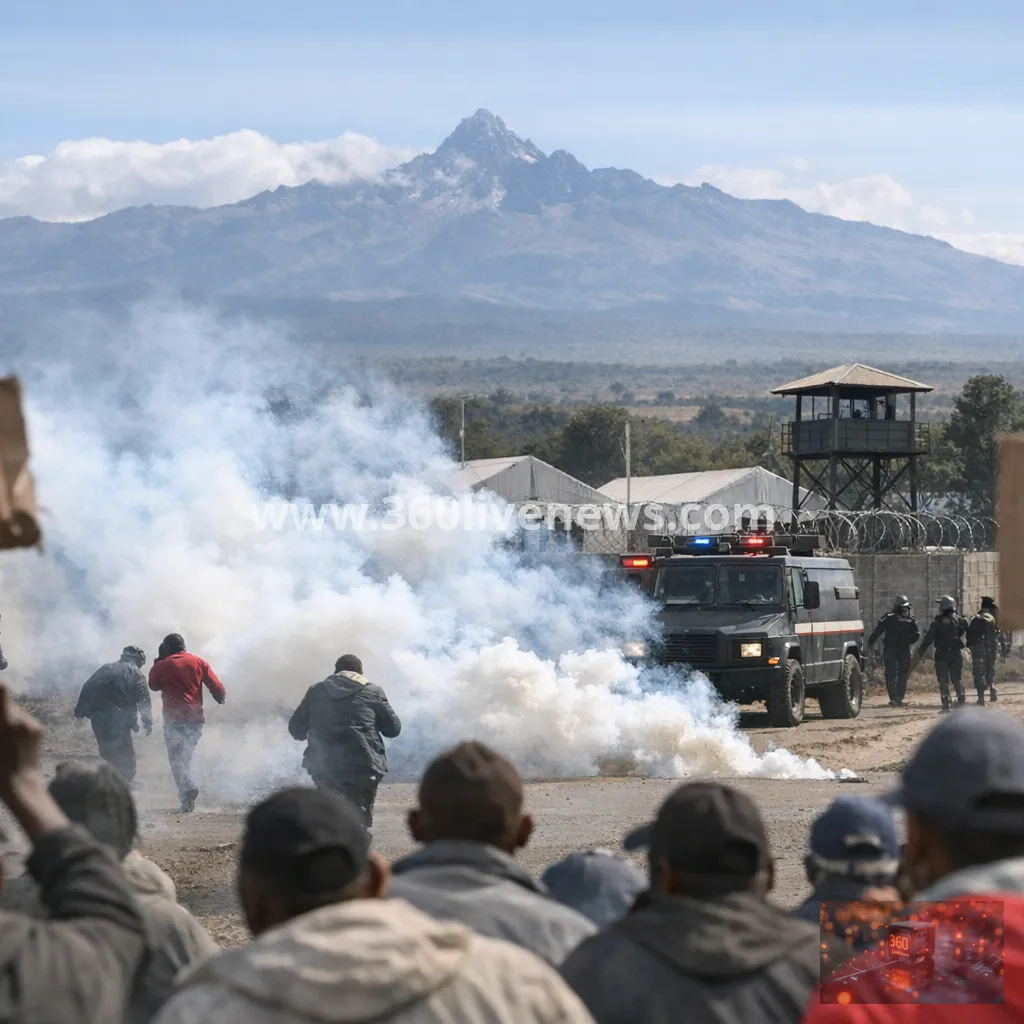 Police disperse protest over planned US Ebola quarantine centre in Nanyuki