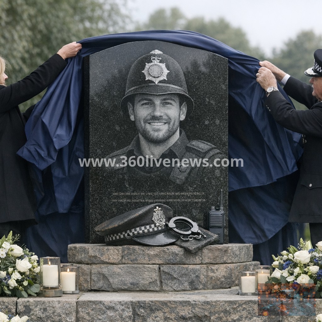 Memorial unveiled for PC Andrew Harper, police officer killed on duty