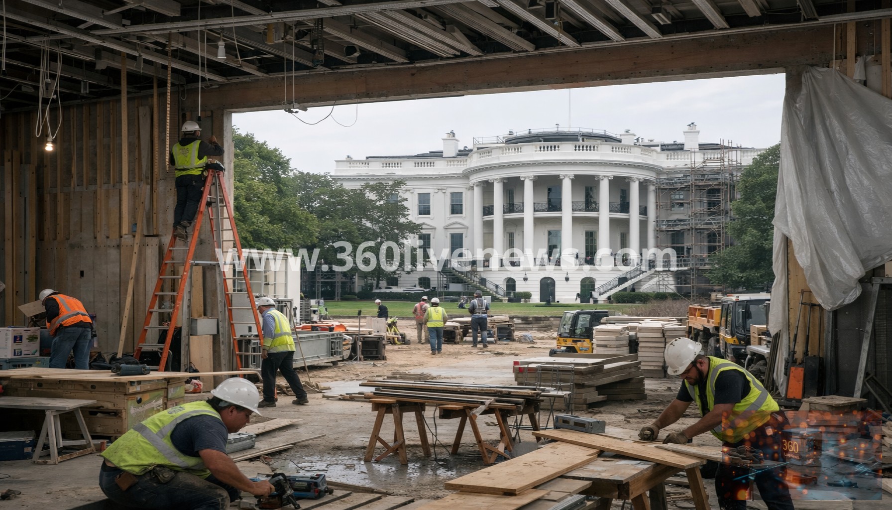 US Appeals Court Allows Resumption of Trump's White House Ballroom Construction