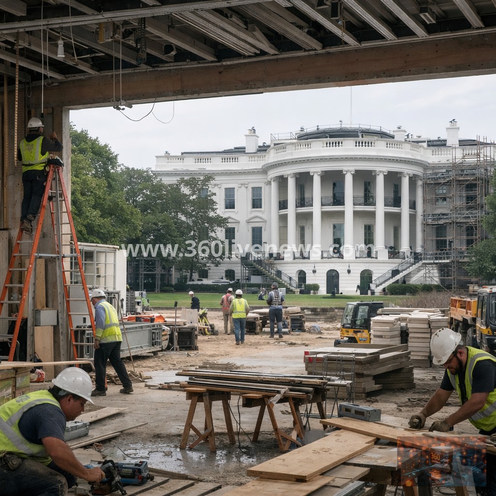 US Appeals Court Allows Resumption of Trump's White House Ballroom Construction