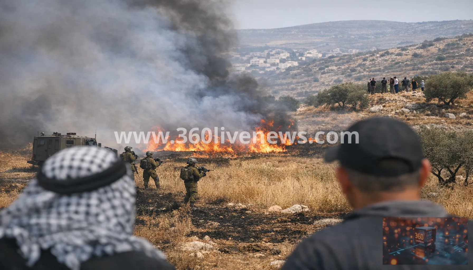 Two Palestinians killed in Beit Furik amid West Bank farmland fire confrontation