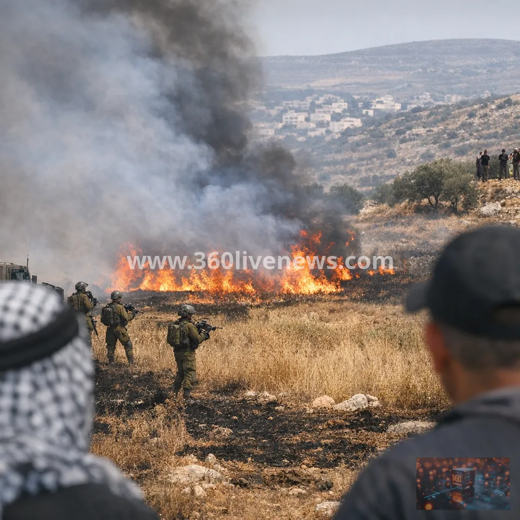 Two Palestinians killed in Beit Furik amid West Bank farmland fire confrontation