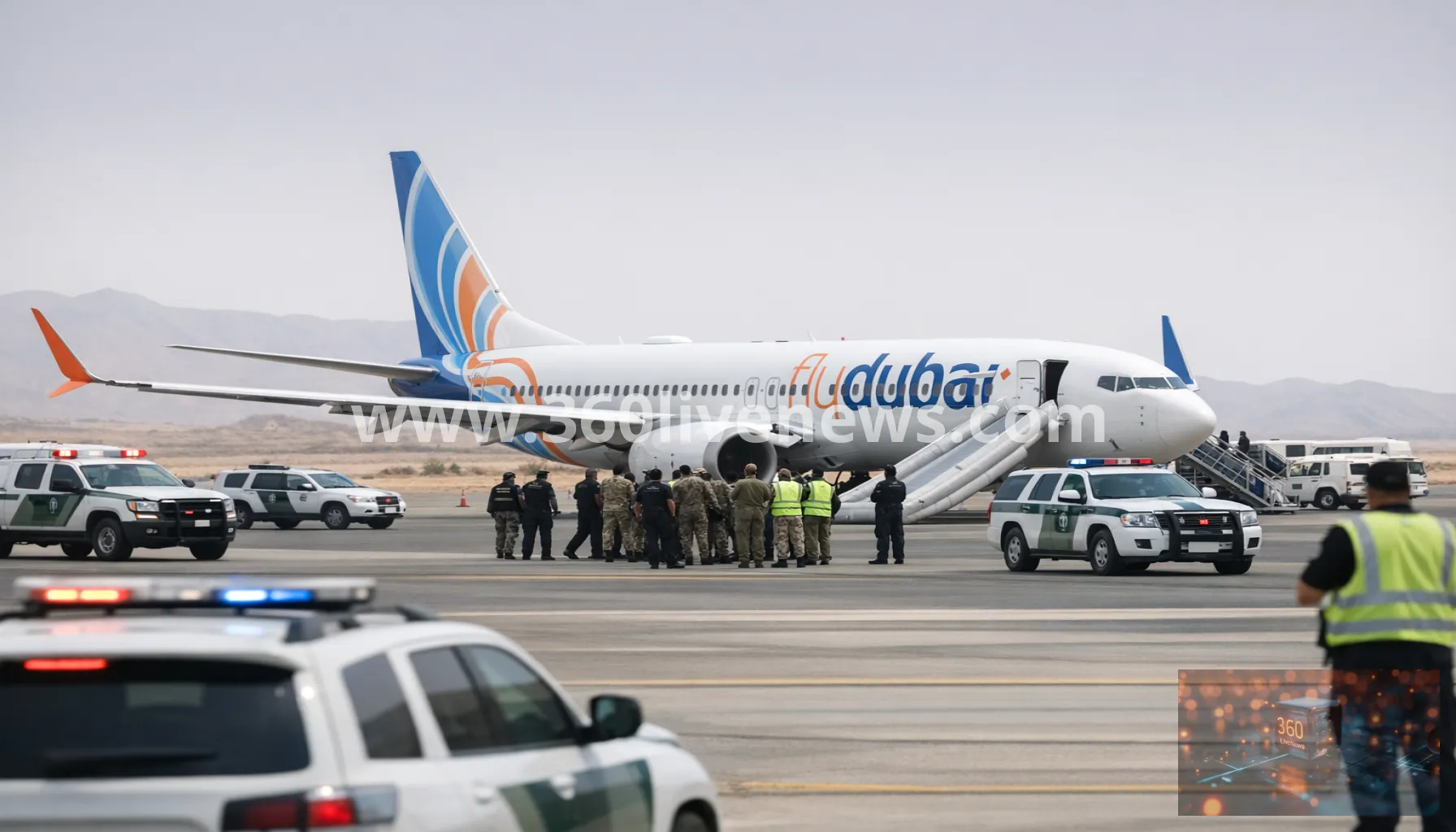 Flydubai flight makes emergency landing in Saudi Arabia after cockpit assault