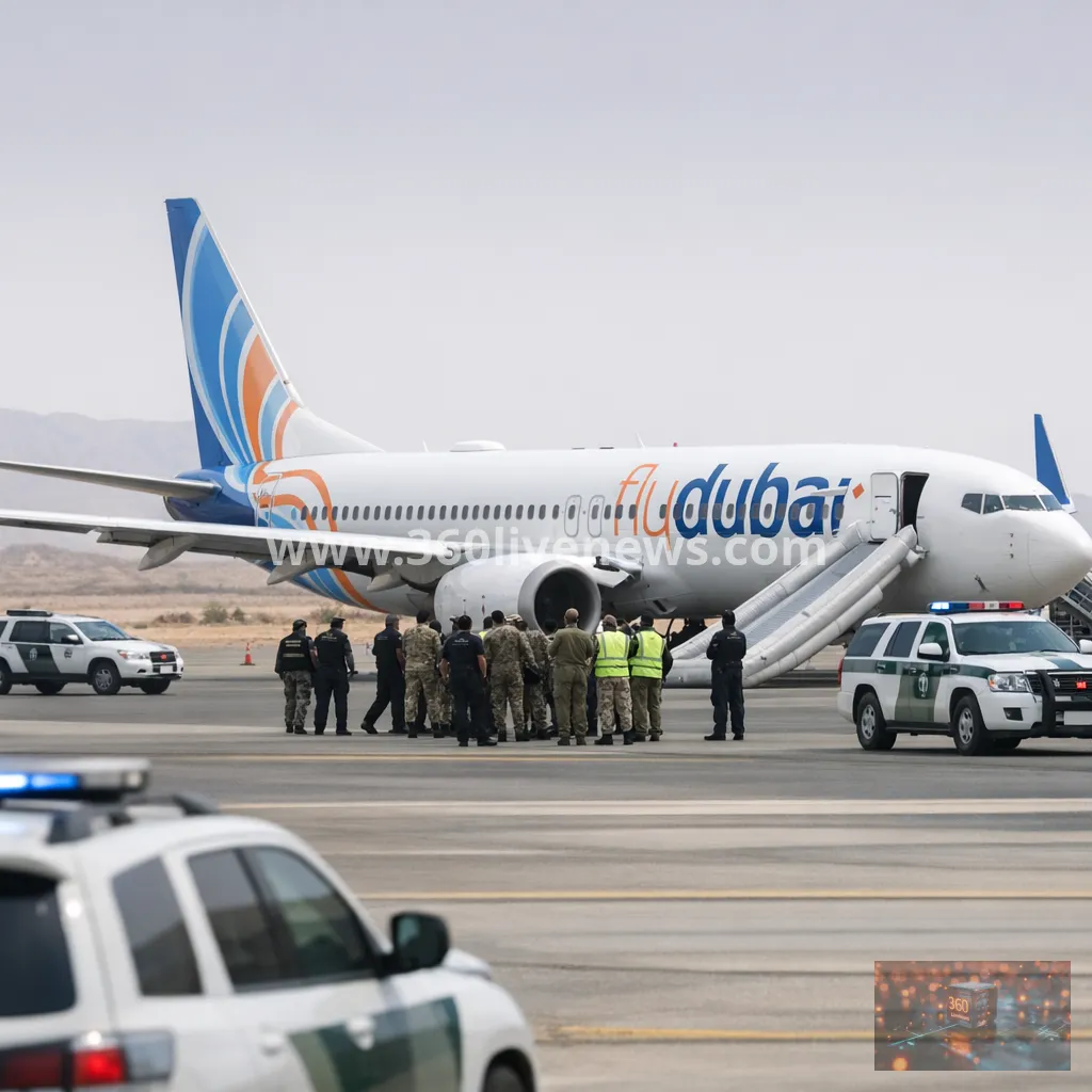 Flydubai flight makes emergency landing in Saudi Arabia after cockpit assault